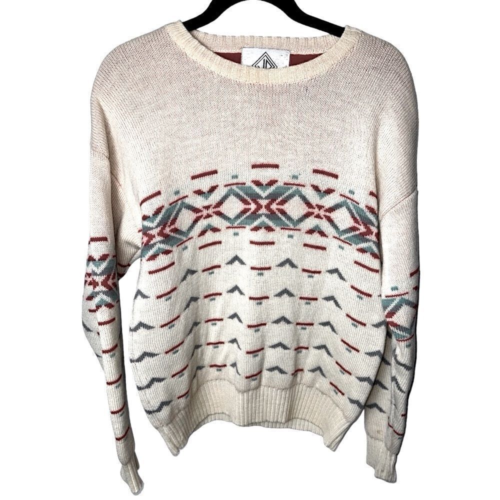 Sun Valley Sweater Men’s Size L Wool Pullover Vintage